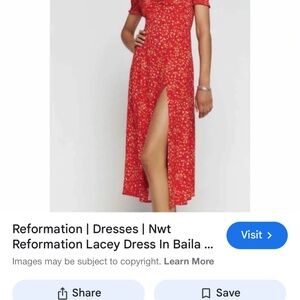 Brand new Reformation Dress Size 6